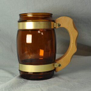 16 oz brown Siestaware barrel mug (w1079)